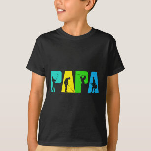 T-shirt Retro Golfing Papa Golfer Shirt. Cadeaux De Golf P