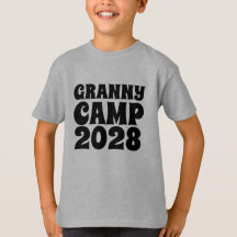 Retro Granny Camp Texte Enfants