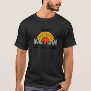 T-shirt Retro Graphic Travel Vintage Parc national Banff