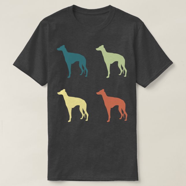 T-shirt Retro Greyhound (Design devant)