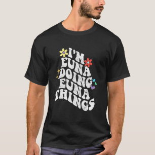 T-shirt Rétro Groovy Je fais des trucs de maman drôles