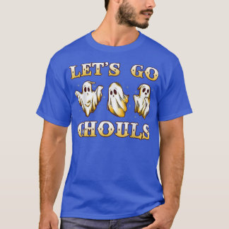 T-shirt Rétro Groovy Let's Go Ghouls Halloween Ghost Costu