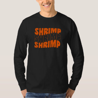 T-shirt Retro Groovy Shrimp Animals