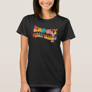 T-shirt Rétro Groovy Super Papy Coloré 60s 70s Hippie