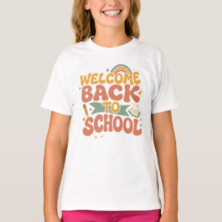 T-shirt Retro Groovy Welcome Back to School