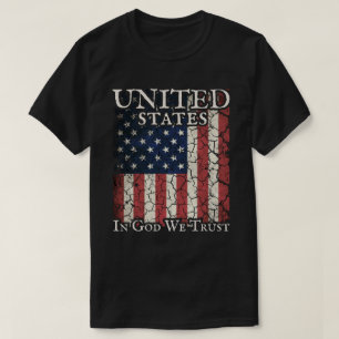 T-shirt Retro Grunge des États-Unis