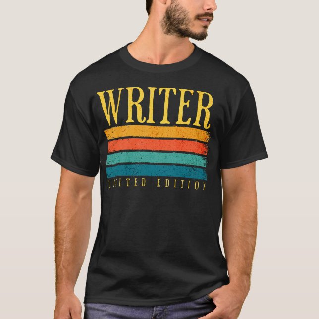 T-shirt Retro Grunge Writer Limited Edition (Devant)