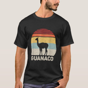 T-shirt Retro Guanaco El Salvador Pupusas Vintage alimenta