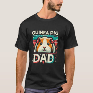 T-shirt Retro Guinée Cochon Papa Drôle Père fête du Père A