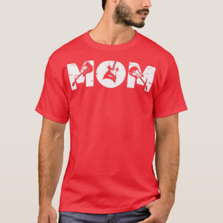 T-shirt Retro Guitariste Mère maman Guitare Fête des Mères