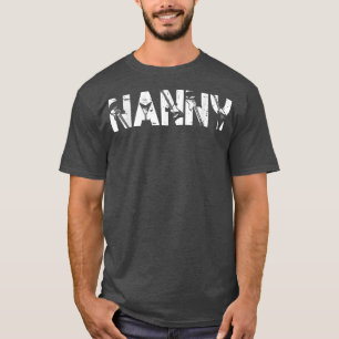 T-shirt Retro Guitariste Mère Nanny Guitare Fête des Mères