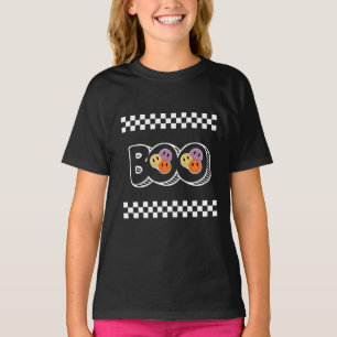 T-shirt Rétro Halloween Boo Mignon Unisexe