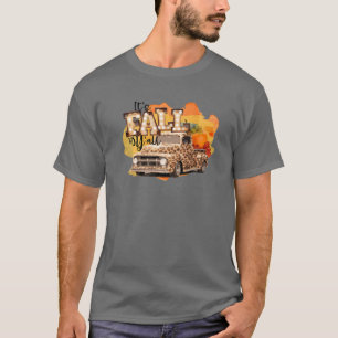 T-shirt Retro Halloween C'est Automne Y'all Citrouille Tru