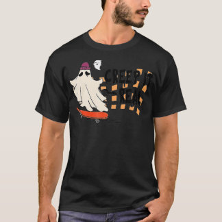 T-shirt Rétro Halloween Creuse Il Véritable Vintage Fantôm