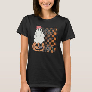 T-shirt Retro Halloween Creuse it Real Vintage Fantôme Hal