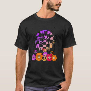 T-shirt Retro Halloween Danser Skeleton Retro Fall Vibes