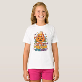 T-shirt rétro Halloween pour enfants, Petit gars e