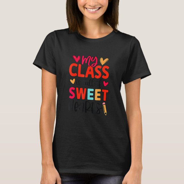 T-shirt Retro Happy 100 Days Of School Kindergarten Teache (Devant)