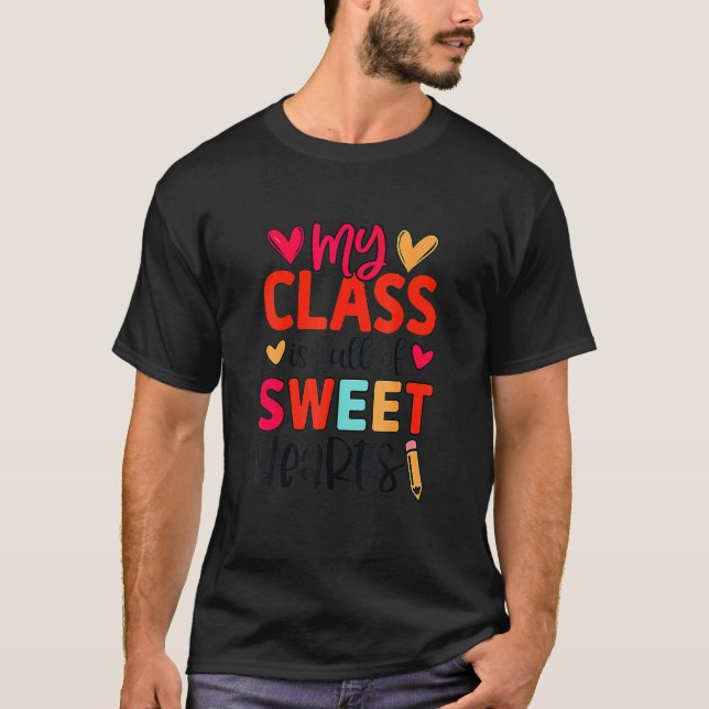 T-shirt Retro Happy 100 Days Of School Kindergarten Teache (Devant)