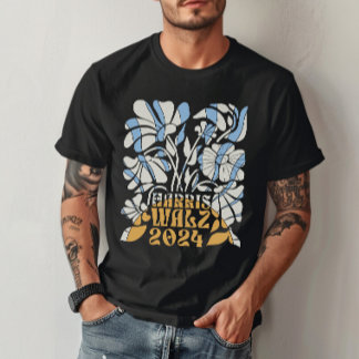 T-shirt Retro Harris et Walz Sunshine 2024