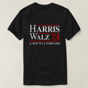T-shirt Retro Harris Walz '24 - Nouvelle voie vers l'avant