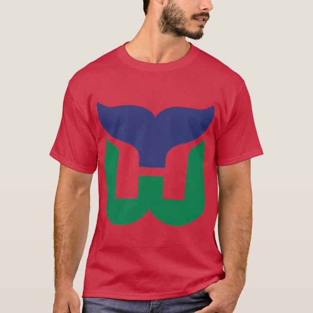 T-shirt rétro Hartford Whalers (Devant)