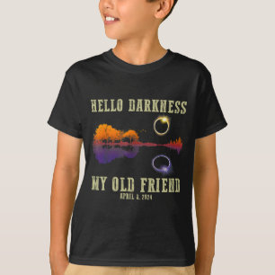 T-shirt Retro Hello Darkness Mon Vieux Ami Drôle Total Sol