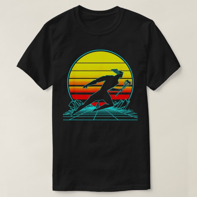 T-shirt Retro Hermes Dieu (Design devant)