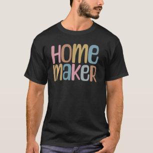 T-shirt Rétro Homemaker Christian Wife Vintage SAHM Rester