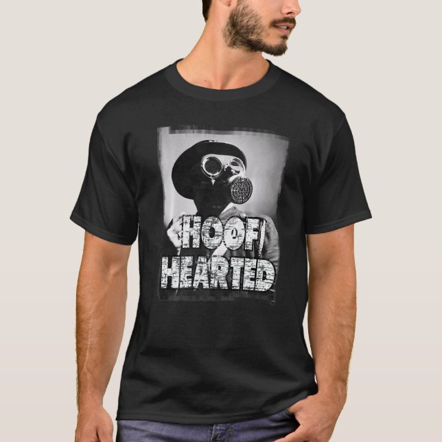 T-shirt Retro Hoof Hearted Sarcastic Funny Fart Jokes (Devant)