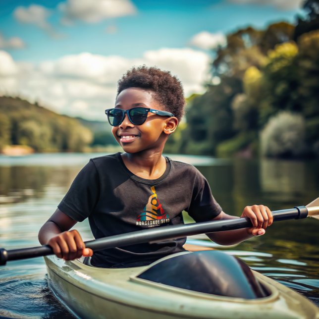 T-shirt Rétro Horseshoe Bend Kayaking (Créateur téléchargé)