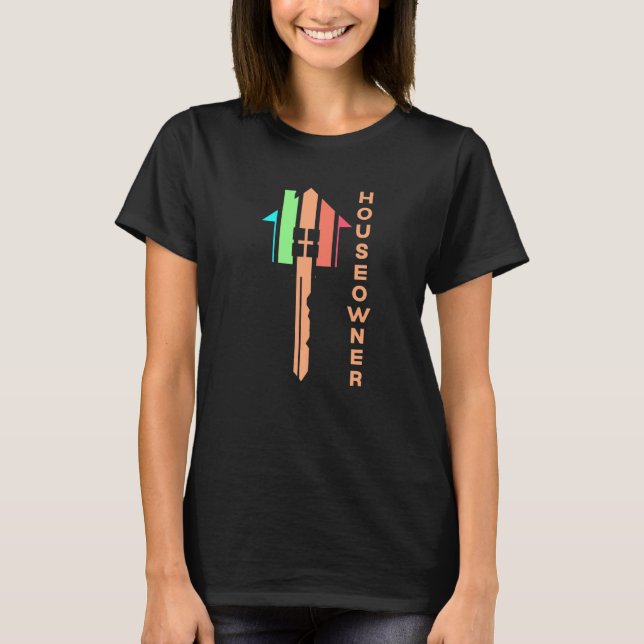 T-shirt Retro Houseowner Vintage Homeowner Housewarming Pa (Devant)