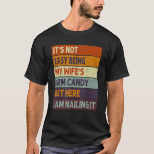 T-shirt Retro Humour Familial Ce N'Est Pas Facile Être Mes