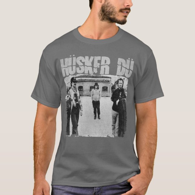 T-shirt Rétro Husker Du rétro (Devant)