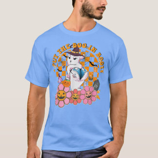 T-shirt Retro I Put Boo in Booty Funny Hippie Éffrayante H