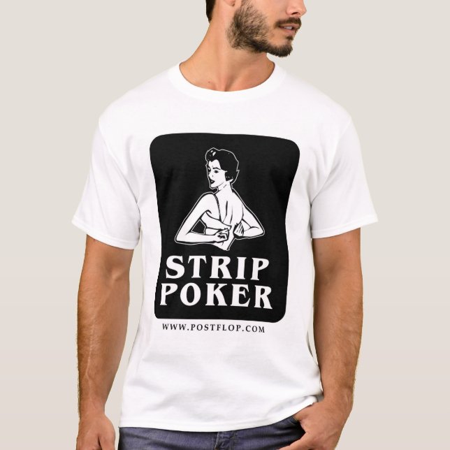 T-shirt Rétro icône de strip poker (Devant)