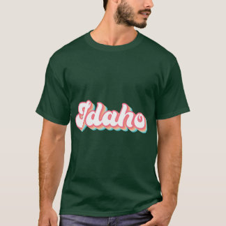 T-shirt Rétro Idaho surdimensionné