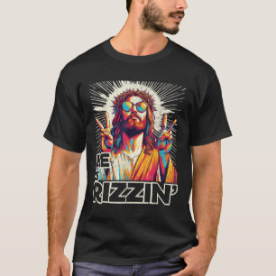 T-shirt Rétro Il Rizzin Drôle Jésus A Rizzen Pâques C