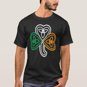 T-shirt Retro Ireland Shamrock Funny St Patrick S Day Iris