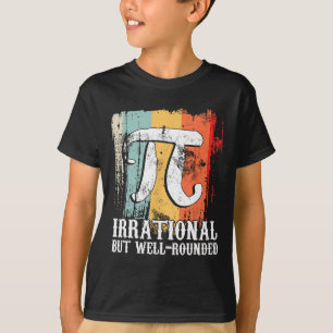 T-shirt Rétro Irrationnel Mais Bien Arrondi Pi Day Celebra