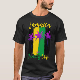 T-shirt Retro Jamaïque Famille Vacances 2023 Jamaican Holi