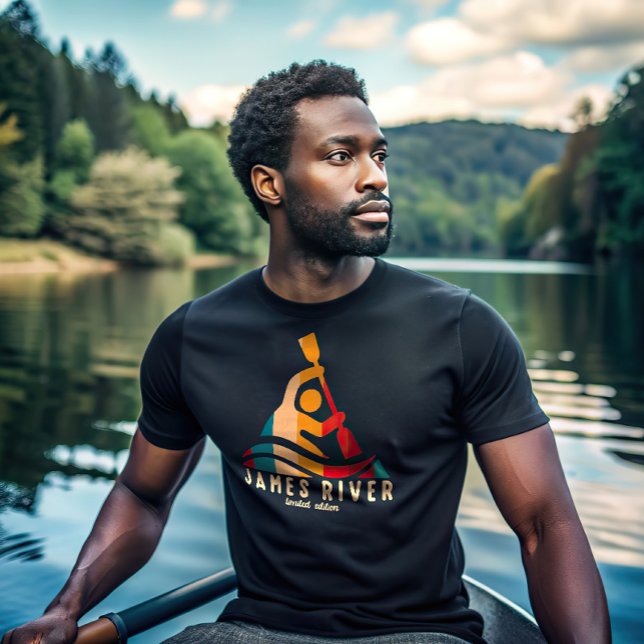 T-shirt Retro James River Kayak (Créateur téléchargé)