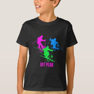 T-shirt Retro jay peak vermont ski skieur 90s