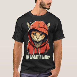 T-shirt Retro Je fais ce que je veux tee chaton