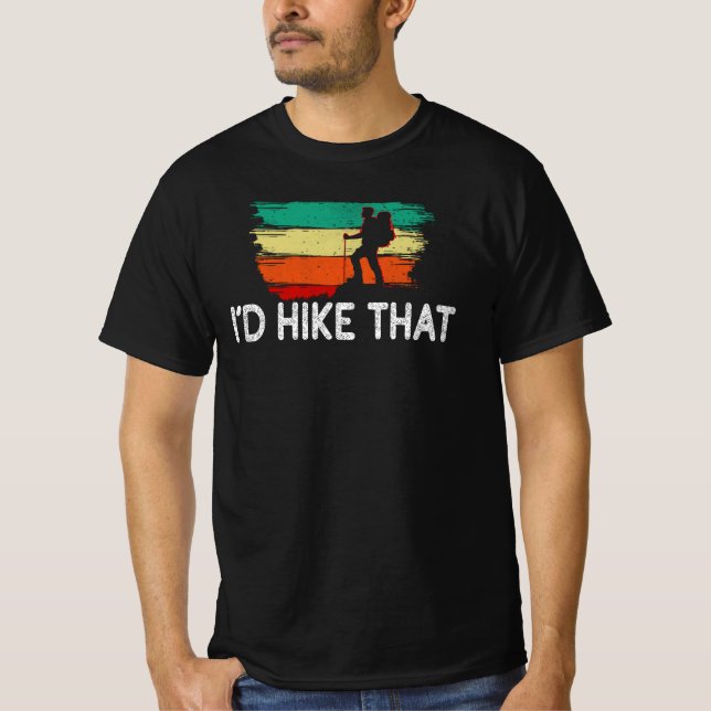T-shirt Retro, je ferais ça, Randonnée (Devant)