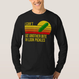 T-shirt Retro Je ne peux pas manger un autre morceau Oh re
