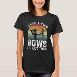 T-shirt Retro Je ne porte pas de vaches Je les tire sur un