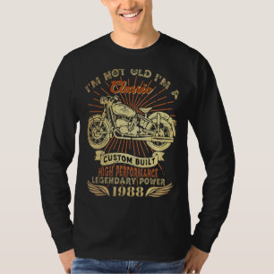 T-shirt Rétro Je ne suis pas vieux Je suis une moto classi