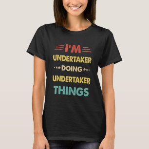 T-shirt Retro Je suis un entrepreneur qui fait des choses