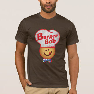 T-shirt Rétro joint d'hamburger - cru de Bob d'hamburger